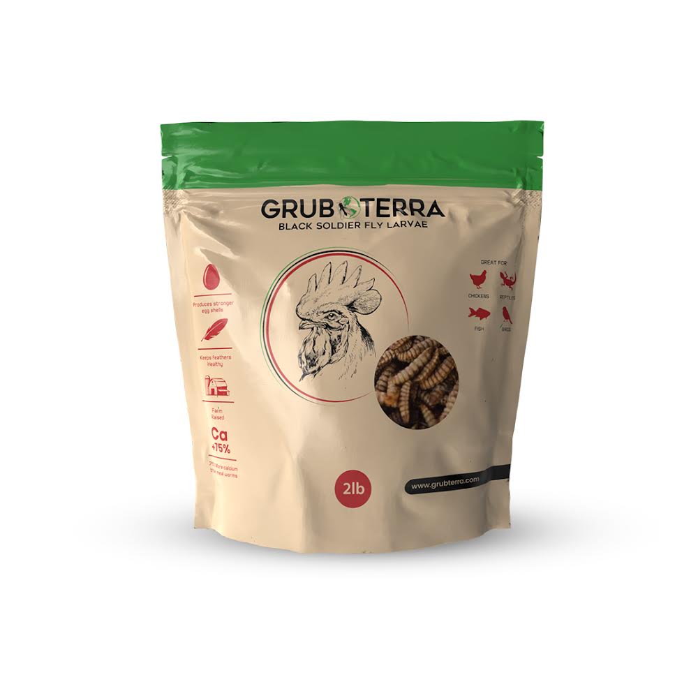 GrubTerra Dried Black Soldier Fly Larvae