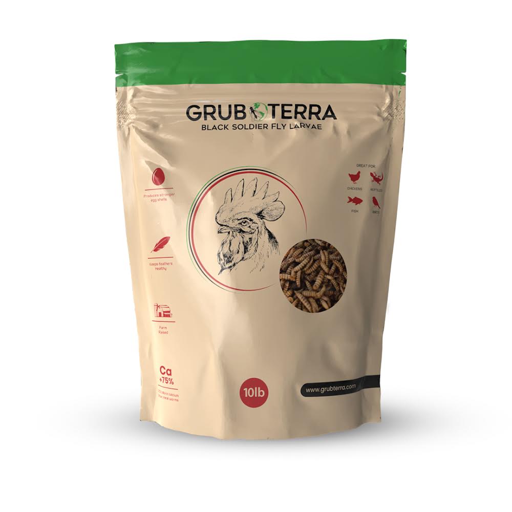 GrubTerra Dried Black Soldier Fly Larvae