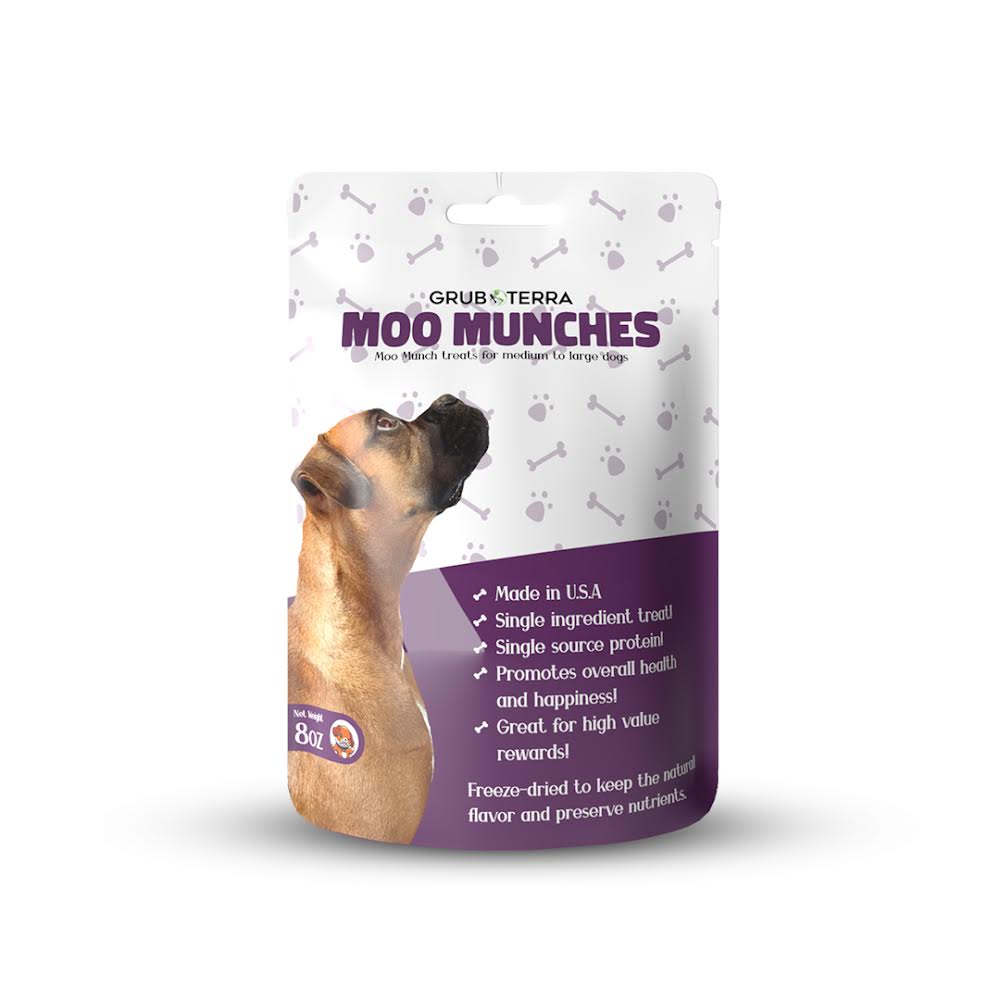 GrubTerra Moo Munches Dog treats