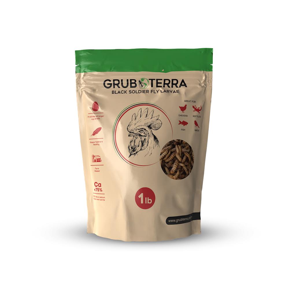 GrubTerra Dried Black Soldier Fly Larvae