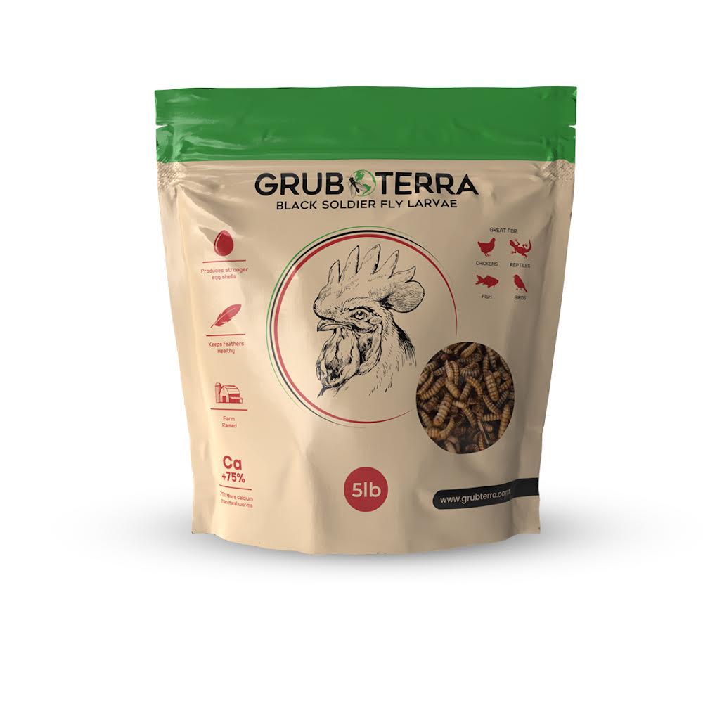 GrubTerra Dried Black Soldier Fly Larvae